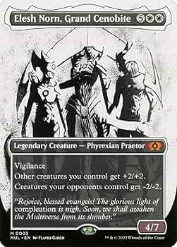 大修道士、エリシュ・ノーン /ELESH NORN GRAND CENOBITE エリシュ・ノーン 大修道士 オルタードアート フル MTG マジック